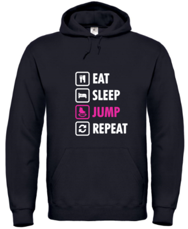 Eat Sleep Jump Repeat - Hoodie / S