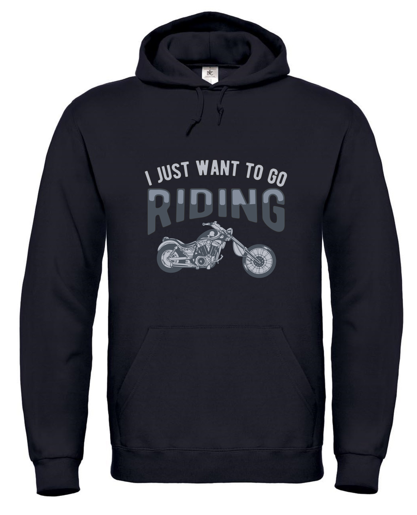I Just Want To Go Riding - Hoodie / S