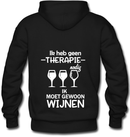 Therapie Wijnen - Hoodie / S