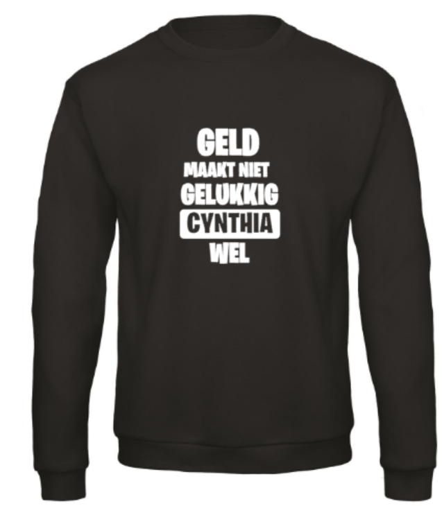 Geld Maakt Niet Gelukkig... - Sweater / S