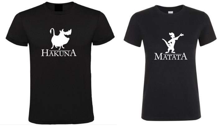 Hakuna Matata - 2x Dames T-Shirts