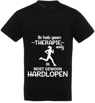 Therapie Hardlopen - Heren T-Shirt / S