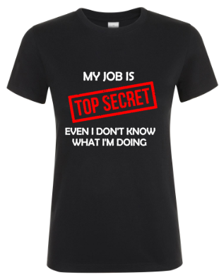 Top Secret - Dames T-Shirt / S