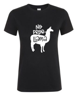 No Probllama - Dames T-Shirt / S
